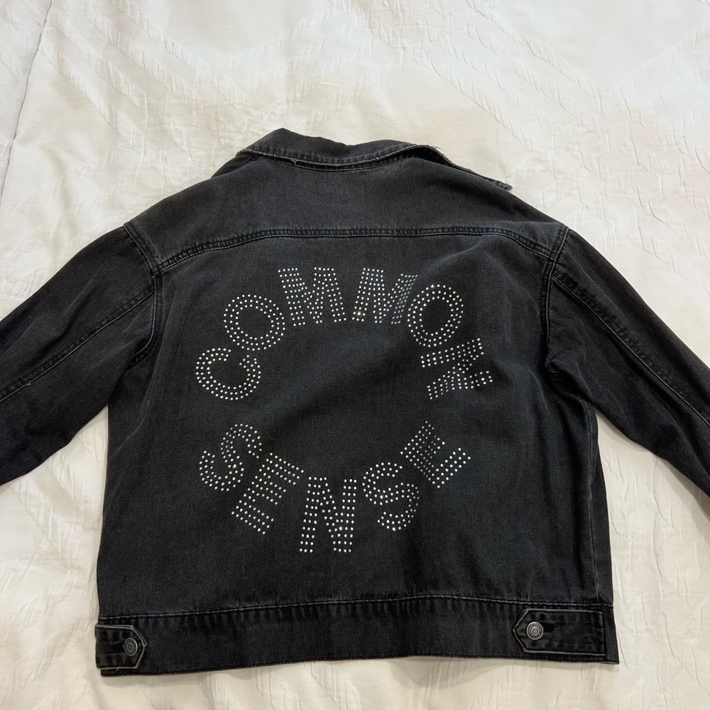 Black, denim jacket